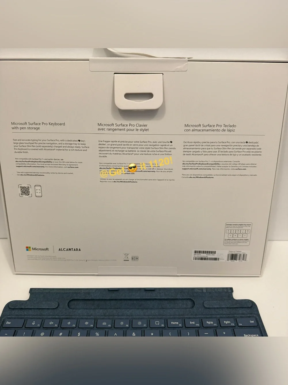 Microsoft Surface Pro Keyboard with Pen Storage - Sapphire for Pro 13